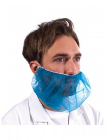 Disposable Beard Snoods Pack 100 Blue